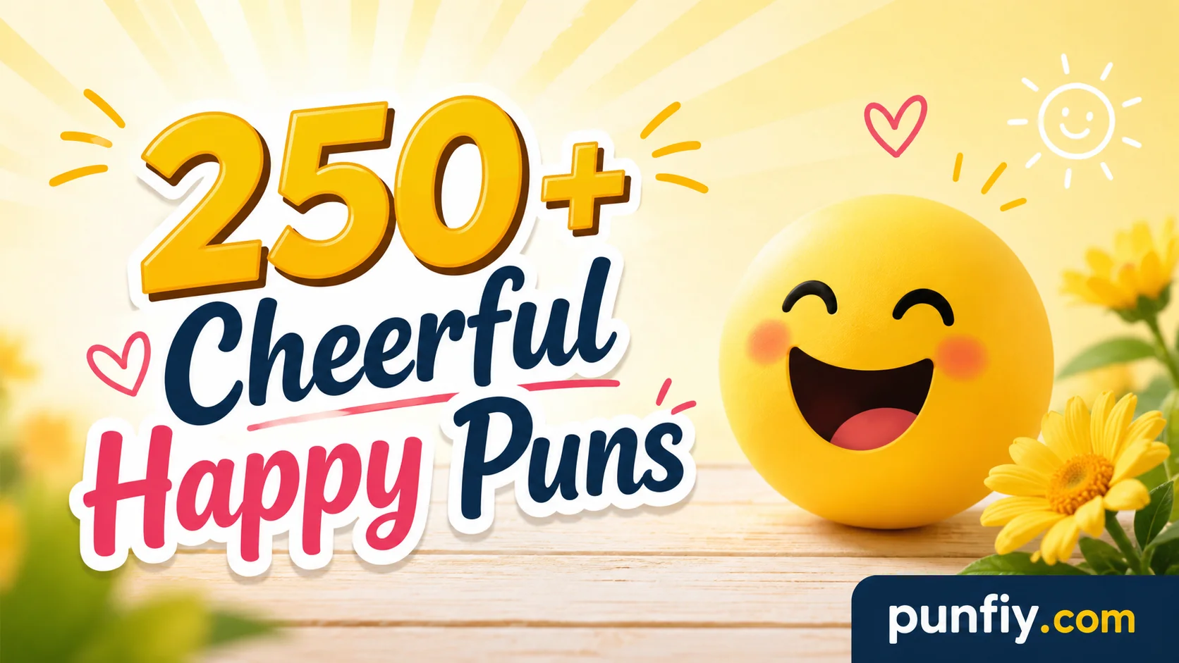 Cheerful Happy Puns