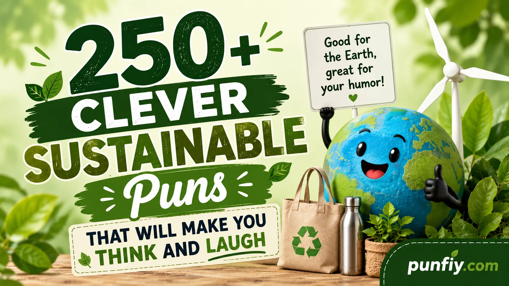 Clever Sustainable Puns