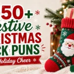 Festive Christmas Sock Puns