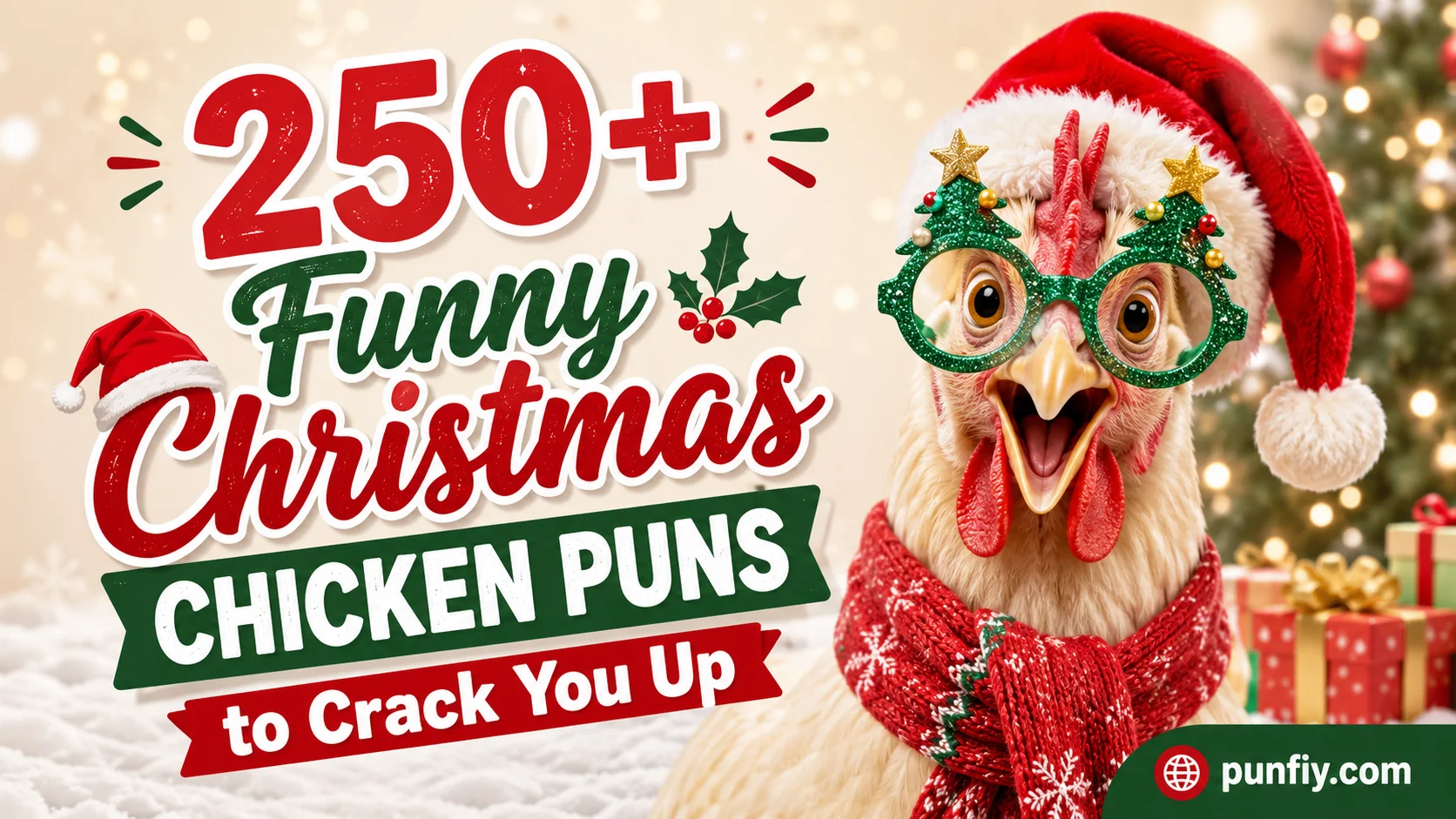 Christmas Chicken Puns