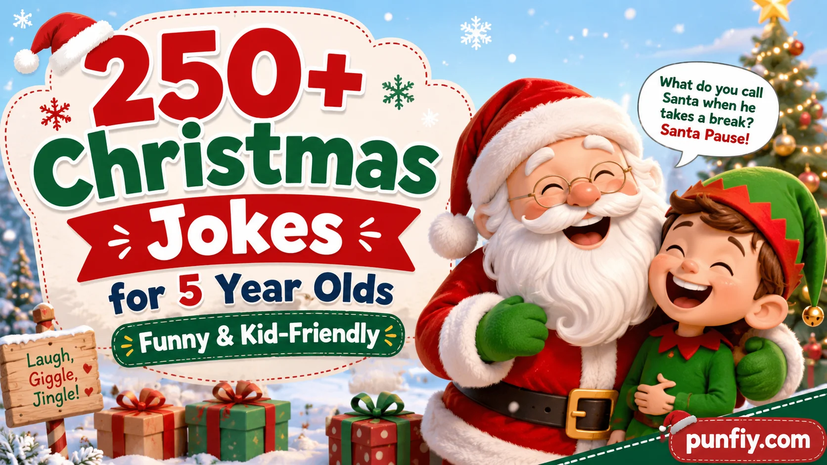 Christmas Jokes for 5 Year Old