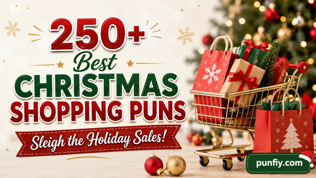 Christmas Shopping Puns