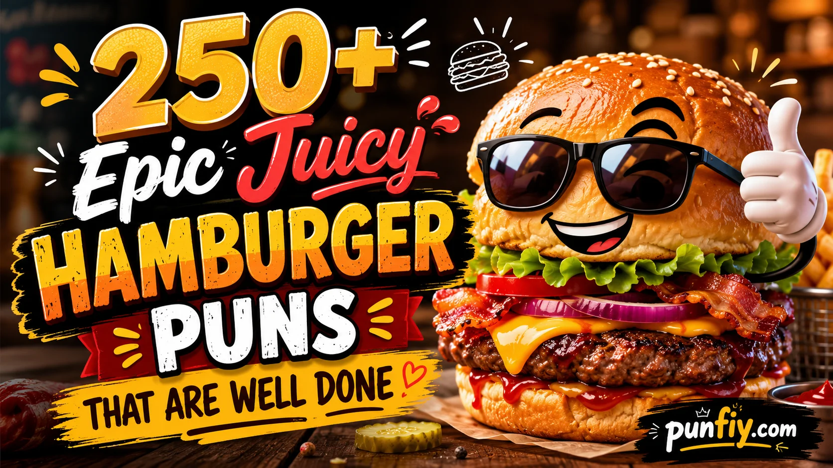Juicy Hamburger Puns