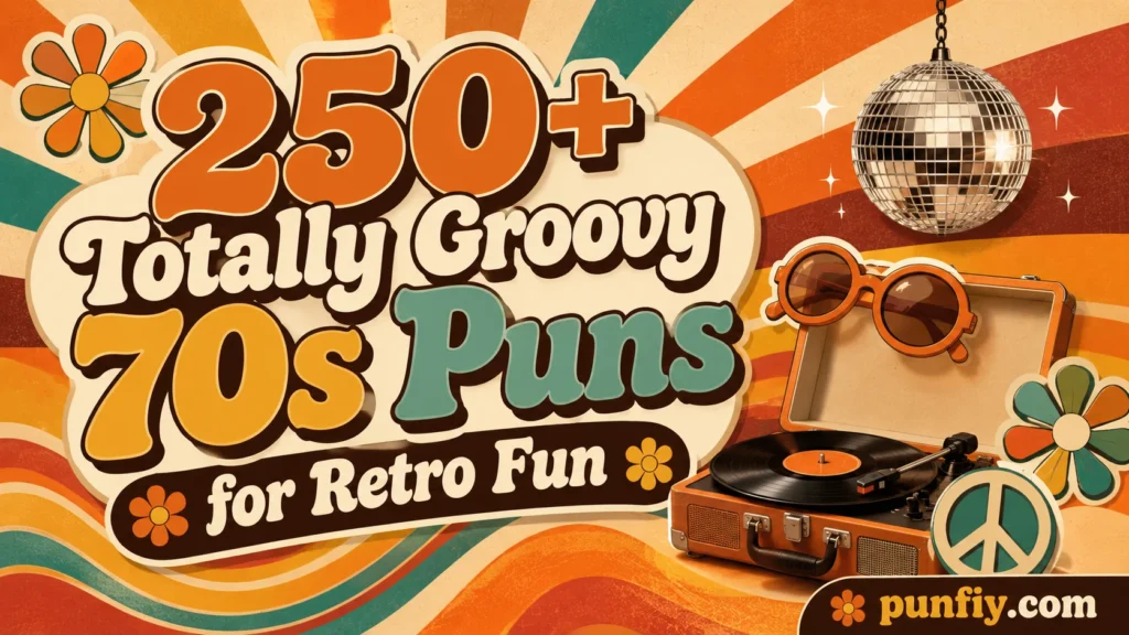 Totally Groovy 70s Puns for Retro Fun